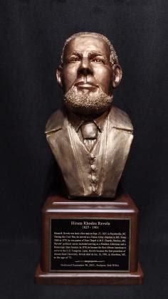 Edmond’s Bob Willis creates bust of historic trailblazer Hiram Rhodes Revels | The Edmond Way