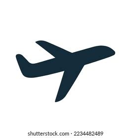 Airplane Icon Airplane Icon Transportation Logo Stock Vector (Royalty Free) 2234482489 ...