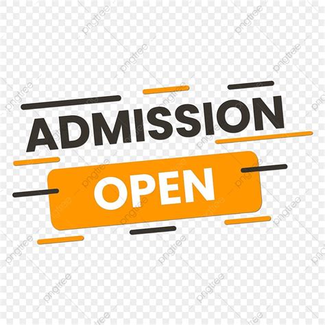 Admission Open Vector Hd PNG Images, Admission Open Banner Png, Admission Started Now, Admission ...