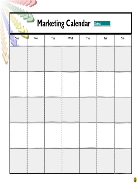 Marketing Calendar Template - 2 Free Templates in PDF, Word, Excel Download