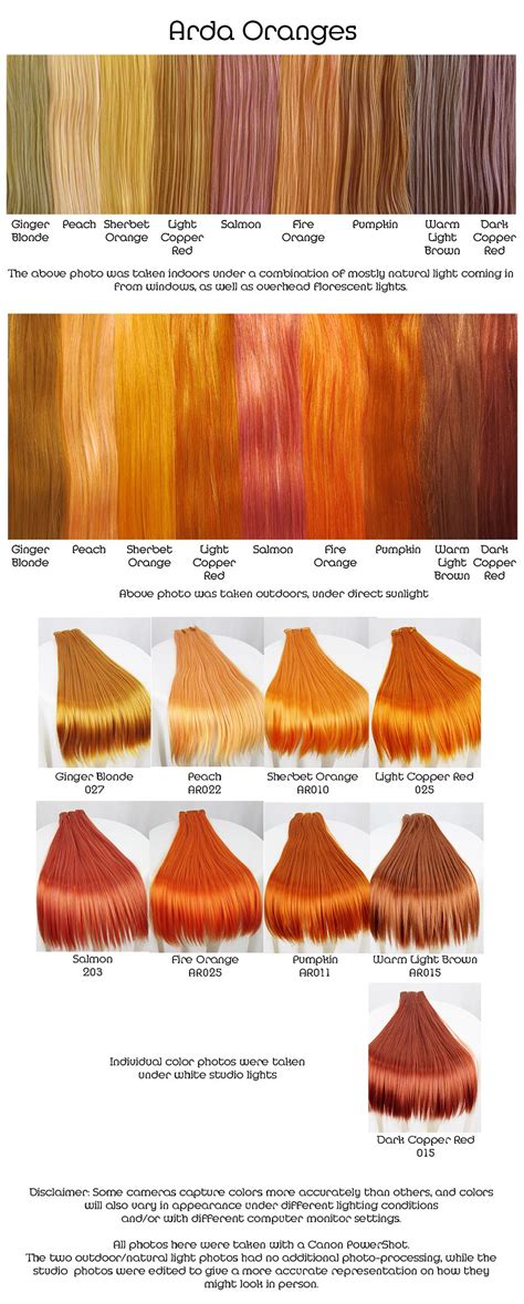 Hair color orange, Orange hair dye, Hair color names