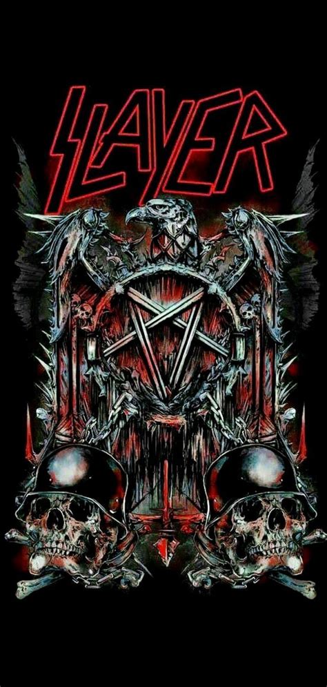 Slayer Wallpaper 🤘 in 2023 | Heavy metal art, Metallica art, Black ...