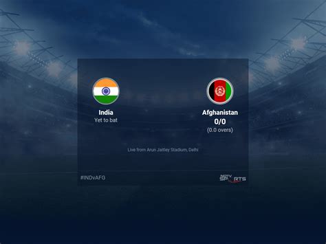 India vs Afghanistan Live Score Ball by Ball, World Cup 2023 Live Cricket Score Of Today’s Match ...