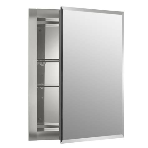 K-CB-CLR1620FS Kohler Derring Recessed Frameless Medicine Cabinet with ...