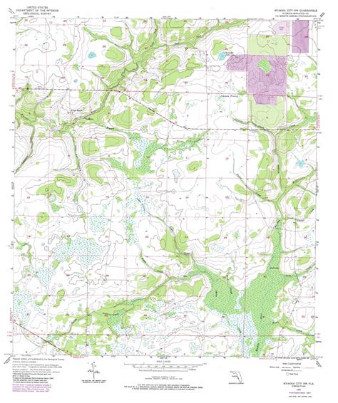 Myakka City Nw topographic map, FL - USGS Topo Quad 27082d2