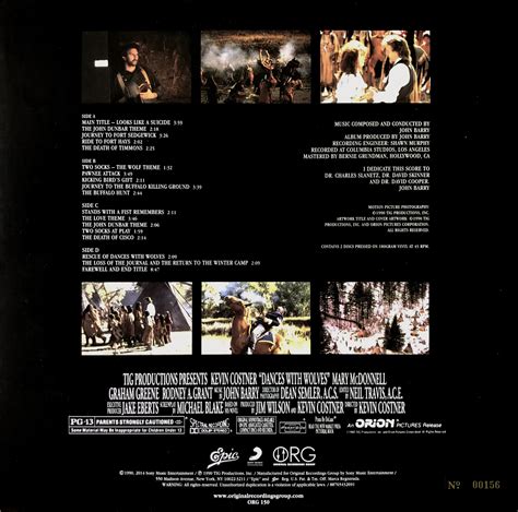 Dances With Wolves – Original Motion Picture Soundtrack [Album Review ...