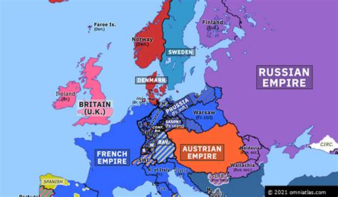 Build-up to the Russian Campaign | Historical Atlas of Europe (16 March ...