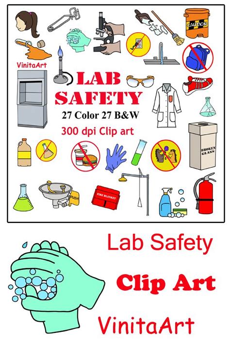 Lab Safety Clip Art | Clip art, Lab safety, Science clipart