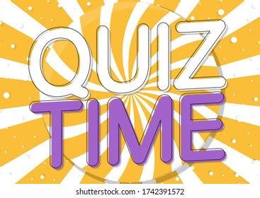 Quiz Time Poster Design Template Game Stock Vector (Royalty Free ...