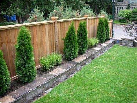 Privacy Fence Ideas For Backyard Collection Here Home Decoration ...