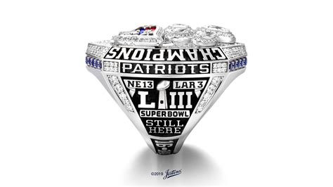 Super Bowl LIII Ring Unveiled