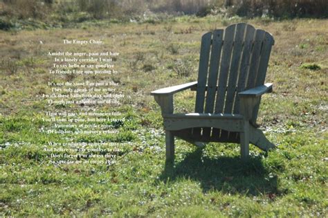 The Empty Chair - Bereavement Poem by Robert Longley