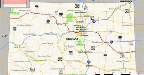 I 70 Colorado Map | Terminal Map