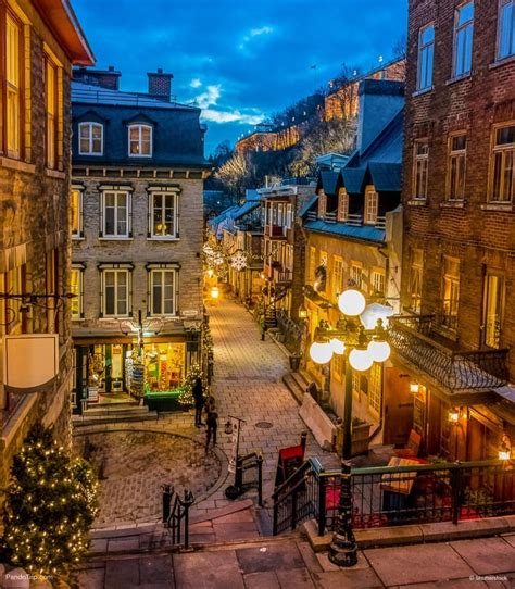 Rue du Petit-Champlain - the Most Beautiful Street in Quebec, Canada ...