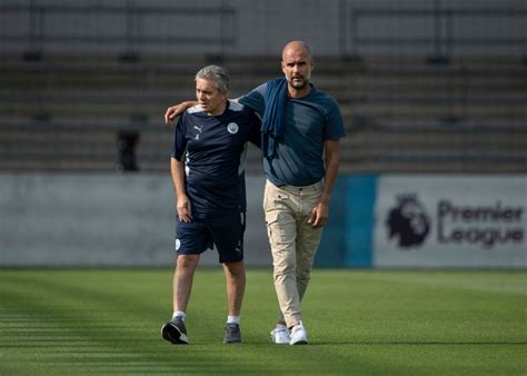 Pep Guardiola and his Man City Coaching Staff