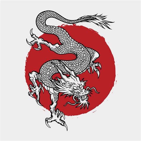 Japanese fantasy dragon 5490171 Vector Art at Vecteezy