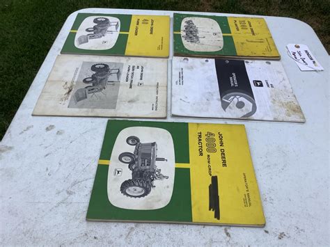 Collectible John Deere Manuals BigIron Auctions