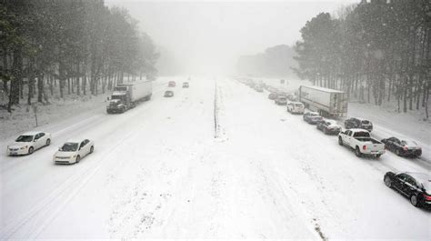 Winter Storm Paralyzes Roads In North Carolina, Despite Warnings : The ...