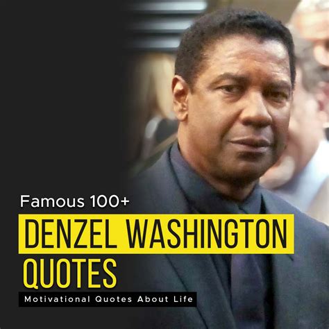 Famous 100+ Denzel Washington Motivational Quotes About Life | Quotesmasala