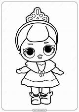 LOL Surprise Doll Leading Baby Coloring Pages  Free Printable sketch template