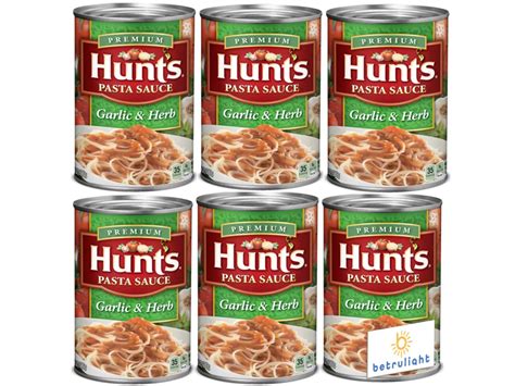 Amazon.com : Hunt’s Garlic & Herb Pasta Sauce| Hunts tomato sauce Made ...