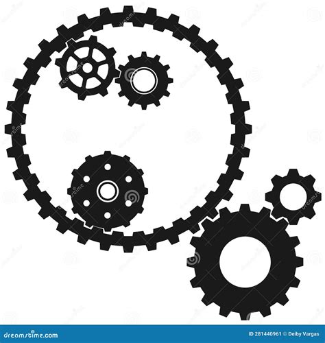 Machine gear vector design stock vector. Illustration of cooperation ...