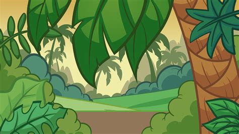 Cartoon Jungle Background 600996 Vector Art at Vecteezy