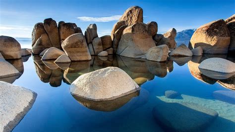 Rock formation, rock, water, nature HD wallpaper | Wallpaper Flare