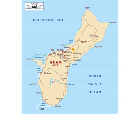 Maps of Guam | Collection of maps of Guam | Oceania | Mapsland | Maps of the World