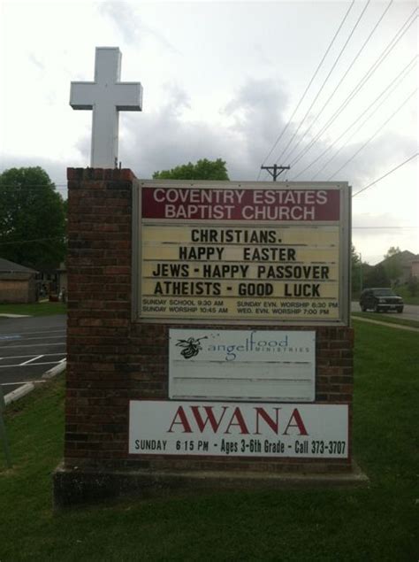 Easter Church Sign | Funny church signs, Church humor, Church signs