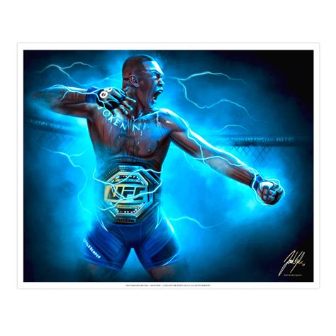 Israel Adesanya “The Last Stylebender” | Israel Adesanya art collectible | UFC art | Israel ...