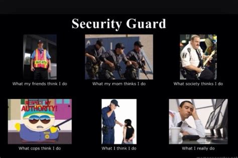 Very funny.. ._. | Security guard, Guard, Security