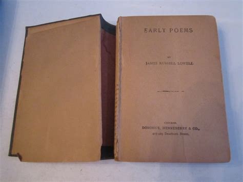 ANTIQUE LOWELL'S POEMS BY JAMES RUSSELL LOWELL - CIRCA 1800'S | eBay