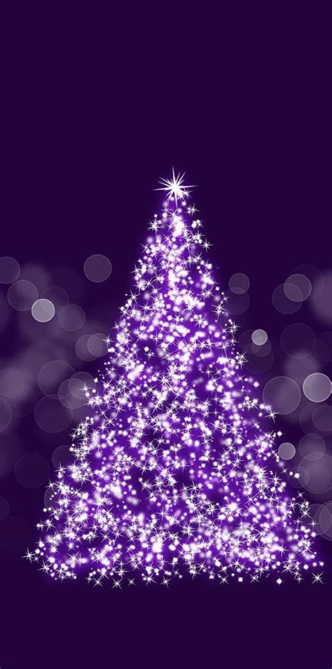 Pin by Pamela Stephen on Iphone Wallpaper | Purple christmas tree ...