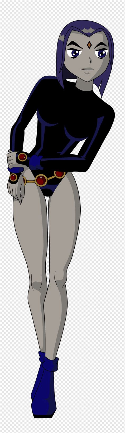 Raven Starfire Teen Titans, raven, animals, black Hair, superhero png | PNGWing