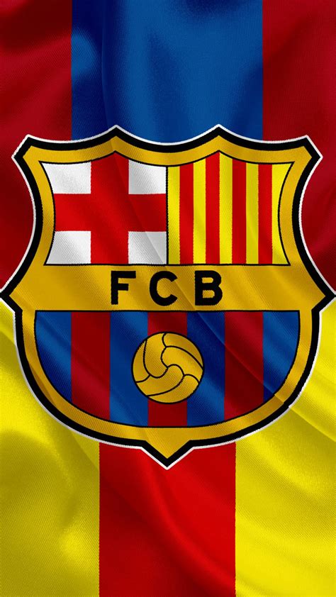 Barça Logo Sports FC Barcelona Soccer Club Logo (1080x1920) Mobile Wallpaper | Barcelona soccer ...