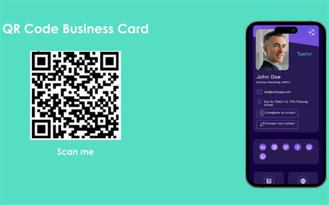 QR Code Business Card with CARTLY