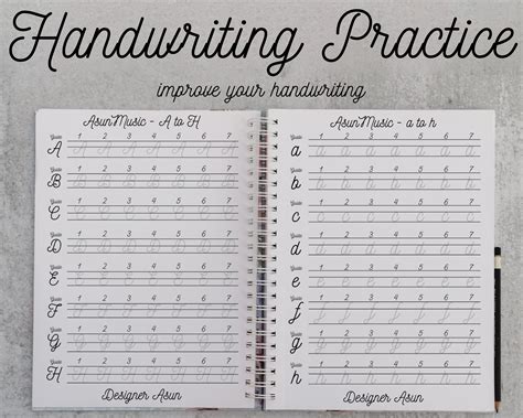 Printable Cute Handwriting Practice Sheets