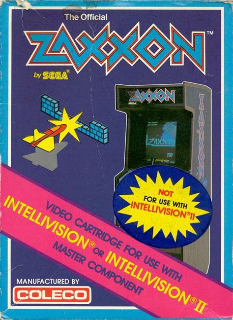 Zaxxon (1983) Intellivision box cover art - MobyGames