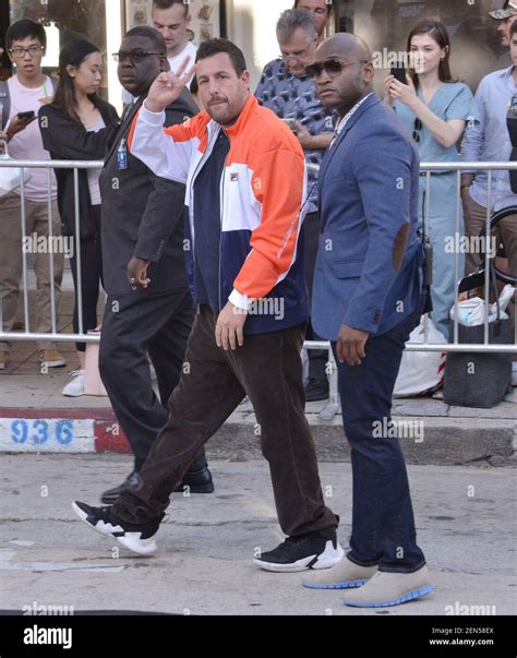 Adam Sandler arrives at Netflix's MURDER MYSTERY Los Angeles Premiere ...