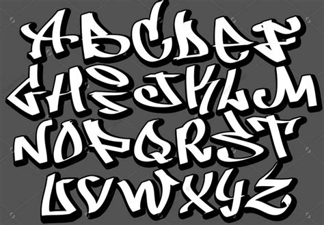 GRAFFITI COLLECTION IDEAS: Graffiti Alphabet Fonts A-Z Basic Design