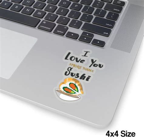 Sushi Sticker, Laptop Stickers, Planner Stickers, Vinyl Stickers ...