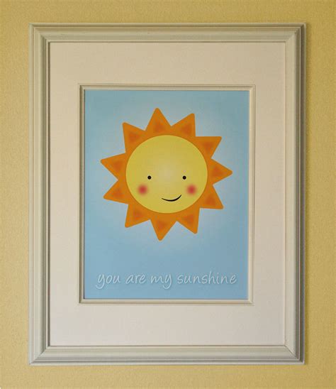 You Are My Sunshine Art Print Digital Download - Etsy