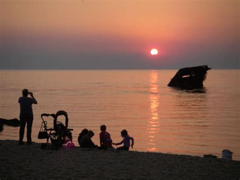 Participate in the daily Sunset Flag Ceremony at Sunset Beach, Cape May NJ. Watch the sun go ...