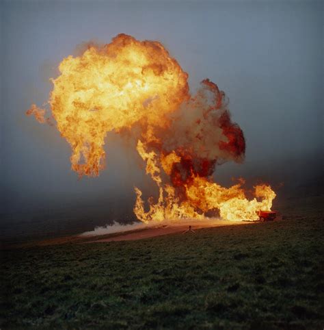 Fireball From Liquid Petroleum Gas Explosion Photograph by Crown Copyrighthealth & Safety Laboratory