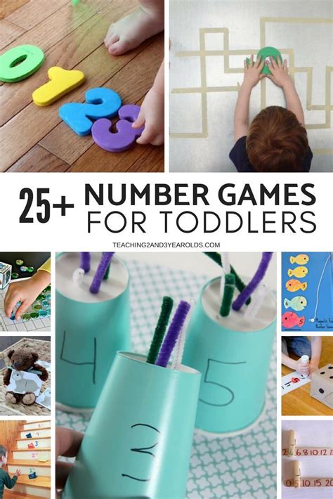 25+ Hands-On Number Games for Toddlers (and Preschoolers!) | Number games for toddlers, Number ...