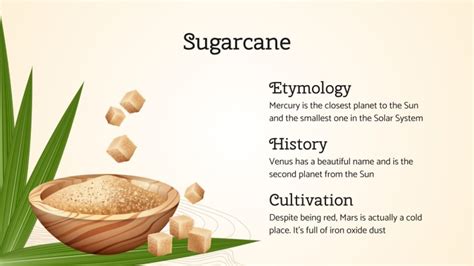 Cane Sugar Recipes Workshop | Google Slides & PowerPoint