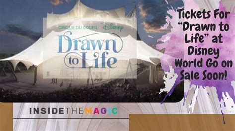 Tickets For "Drawn to Life" at Disney World Go on Sale Soon! - Inside the Magic | Disney world ...