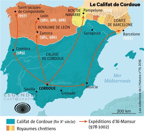 The Caliphate of Cordoba and the expeditions of... - Maps on the Web