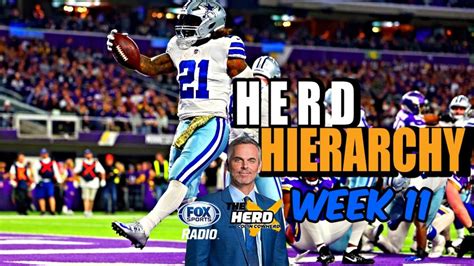 Herd Hierarchy: Colin Cowherd Ranks the Top 10 NFL Teams After Week 11 | The Herd Now | The Herd ...